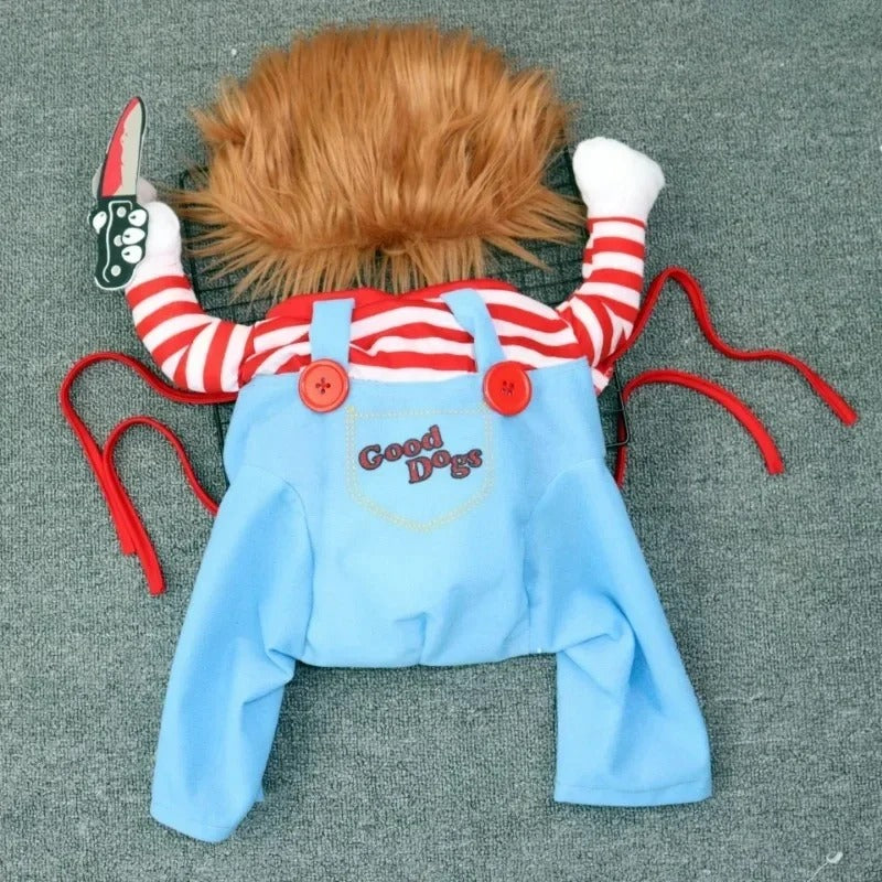 Chucky Dog Costume - תחפושת צ’אקי לכלבים וחתולים