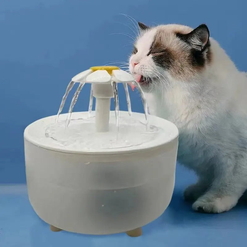 Automatic Pet Water Fountain - מזרקת מים אוטומטית לחתולים וכלבים קטנים