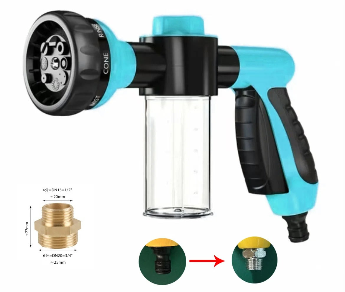 High-Pressure Pet Shower Sprayer - מתז מים בלחץ גבוה לרחיצת כלבים