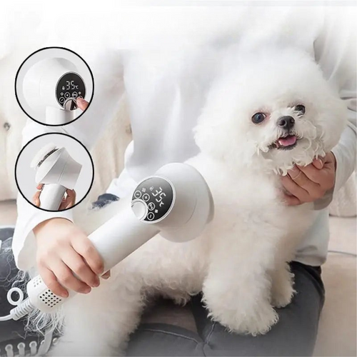 2-in-1 Dog Drying Brush - מברשת ייבוש 2 ב-1 לכלבים