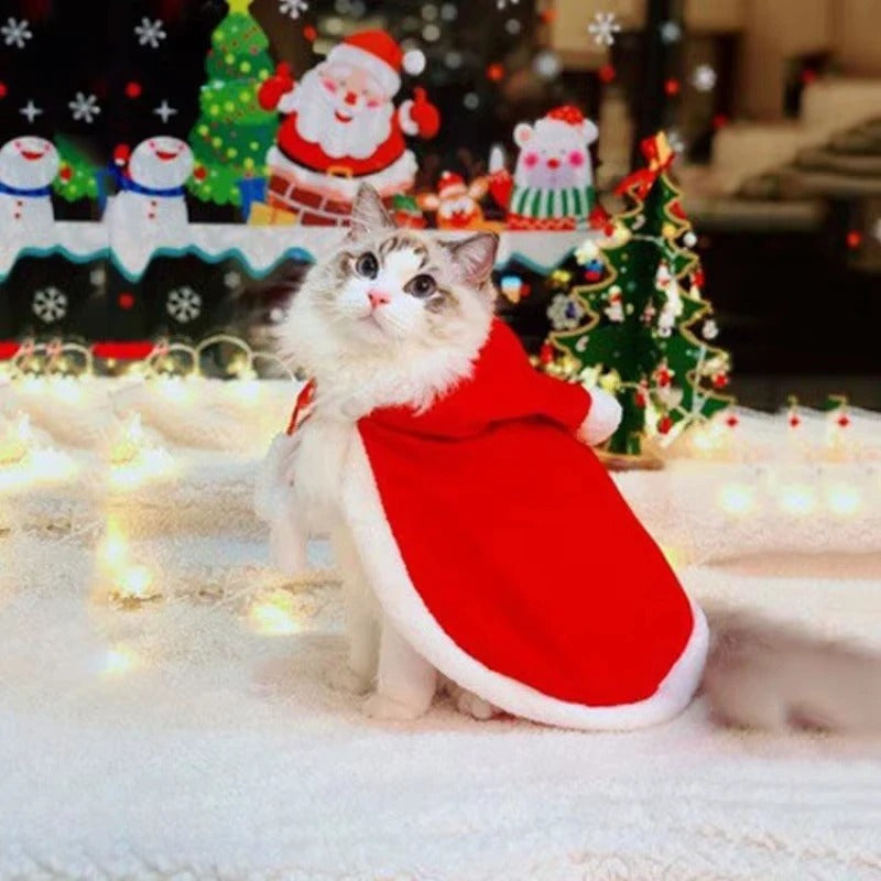 Santa Claus Pet Costume - תחפושת סנטה לכלבים וחתולים